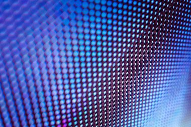 Closeup Led bulanık ekran. Led yumuşak odak arka plan. Soyut 