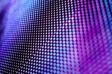 Closeup Led bulanık ekran. Led yumuşak odak arka plan. Soyut 