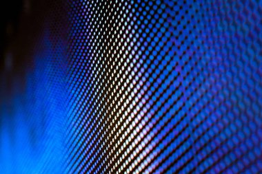 Closeup Led bulanık ekran. Led yumuşak odak arka plan. Soyut 