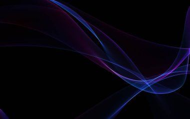 Bir parlayan ile koyu arka plan soyut dalgalar