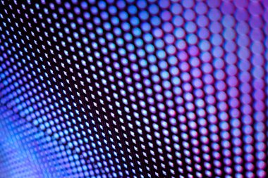 Closeup Led bulanık ekran. Led yumuşak odak arka plan. Soyut 