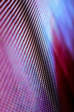 Closeup Led bulanık ekran. Led yumuşak odak arka plan. Soyut 