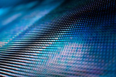 Closeup Led bulanık ekran. Led yumuşak odak arka plan. Soyut 