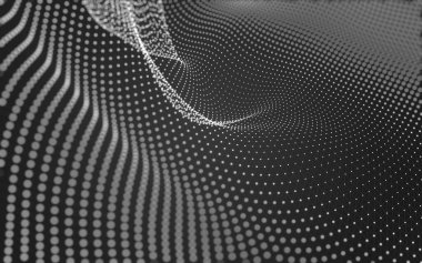 Soyut arka plan. Çokgen şekilli moleküller teknolojisi,