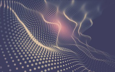 Soyut arka plan. Çokgen şekilli moleküller teknolojisi,