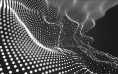 Soyut arka plan. Çokgen şekilli moleküller teknolojisi,