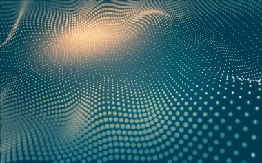 Soyut arka plan. Çokgen şekilli moleküller teknolojisi,