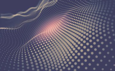 Soyut arka plan. Çokgen şekilli moleküller teknolojisi,