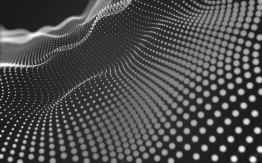 Soyut arka plan. Çokgen şekilli moleküller teknolojisi,