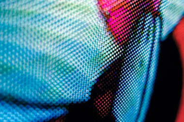 Closeup Led bulanık ekran. Led yumuşak odak arka plan. Soyut 