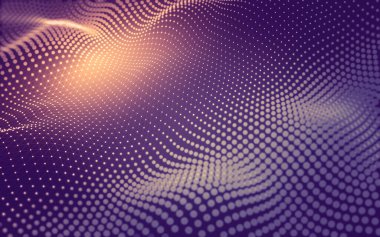 Soyut arka plan. Çokgen şekilli moleküller teknolojisi,