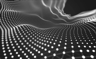 Soyut arka plan. Çokgen şekilli moleküller teknolojisi,