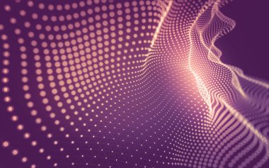 Soyut arka plan. Çokgen şekilli moleküller teknolojisi,