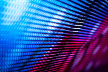 Closeup Led bulanık ekran. Led yumuşak odak arka plan. Soyut 