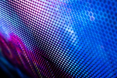 Closeup Led bulanık ekran. Led yumuşak odak arka plan. Soyut 