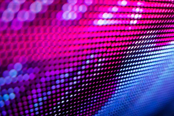 CloseUp LED blurred screen. LED soft focus background. abstract