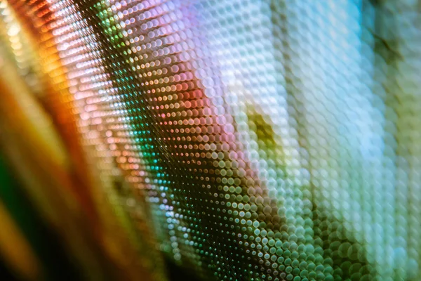 CloseUp LED blurred screen. LED soft focus background. abstract background ideal for design.