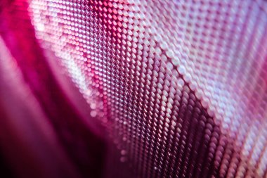 Yakın plan LED bulanık ekran. LED yumuşak odak arkaplanı. Tasarım için soyut arkaplan ideali.