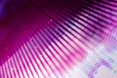 Yakın plan LED bulanık ekran. LED yumuşak odak arkaplanı. Tasarım için soyut arkaplan ideali.