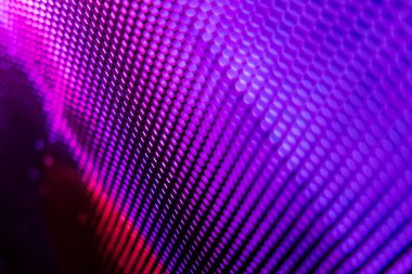 Yakın plan LED bulanık ekran. LED yumuşak odak arkaplanı. Tasarım için soyut arkaplan ideali.