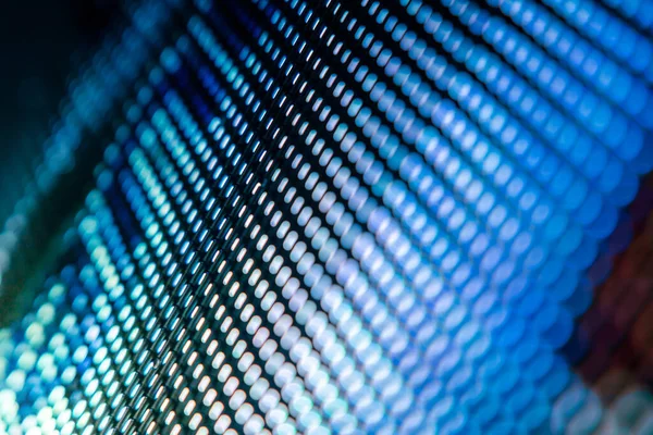 Yakın plan LED bulanık ekran. LED yumuşak odak arkaplanı. Tasarım için soyut arkaplan ideali.