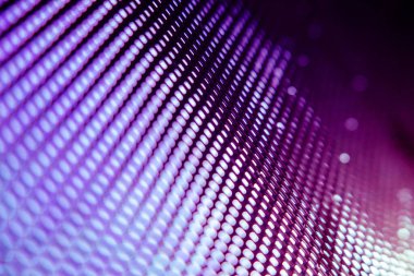 Yakın plan LED bulanık ekran. LED yumuşak odak arkaplanı. Tasarım için soyut arkaplan ideali.