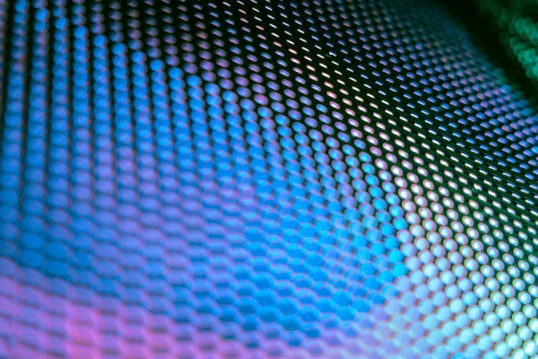 Yakın plan LED bulanık ekran. LED yumuşak odak arkaplanı. Tasarım için soyut arkaplan ideali.