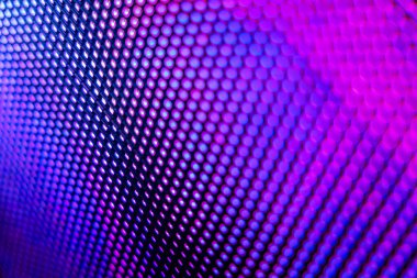 Yakın plan LED bulanık ekran. LED yumuşak odak arkaplanı. Tasarım için soyut arkaplan ideali.