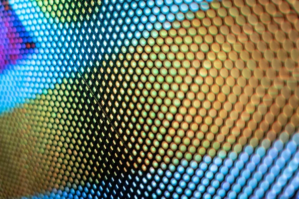 Closeup Led Tela Turva Fundo Foco Suave Led Fundo Abstrato — Fotografia de Stock