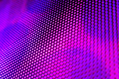 Yakın plan LED bulanık ekran. LED yumuşak odak arkaplanı. Tasarım için soyut arkaplan ideali.