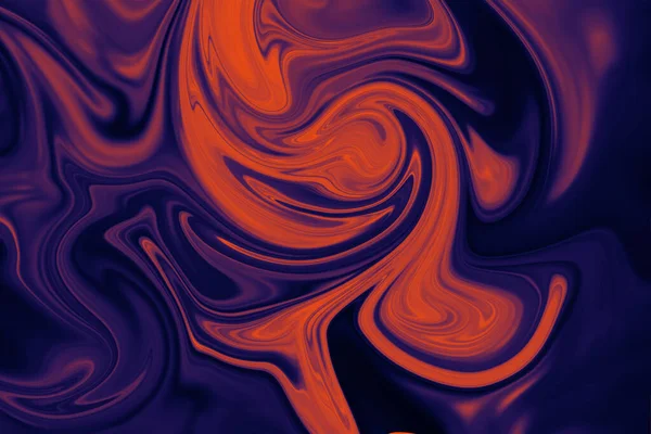 彩色液体衬里的抽象背景 丙烯酸液体的抽象纹理 — 图库照片