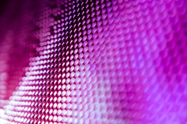 Yakın plan LED bulanık ekran. LED yumuşak odak arkaplanı. Tasarım için soyut arkaplan ideali.