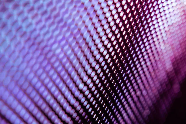 Yakın plan LED bulanık ekran. LED yumuşak odak arkaplanı. Tasarım için soyut arkaplan ideali.