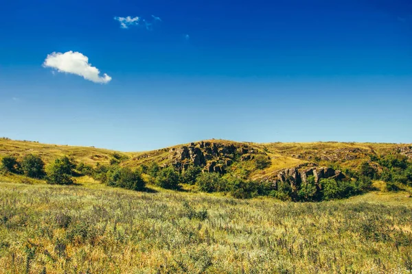 Aktovsky Canyon Ukraine Valley Rocks River — Stock Photo, Image