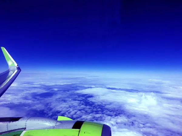 View Height Aircraft Window — Stock Photo, Image