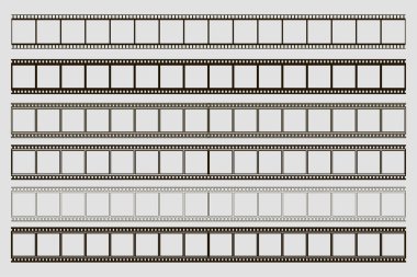 Film şeridi logosunu görmeniz gerekir. video tasarım örnekleri