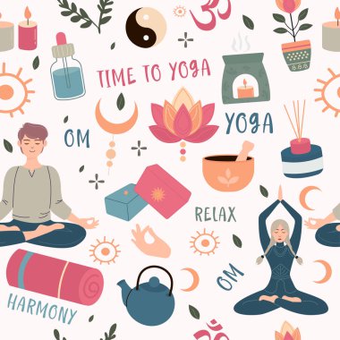 Düz biçimli, kusursuz zaman yoga elementleri