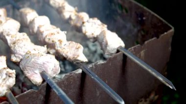 Izgara tavuk kömürü çok güzel kokulu bir kebap.