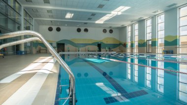 Mavi suyu olan spor bahisleri. RUSSIA, MOSCOW - 23 AUG 2020