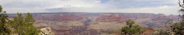 Vista Panorámica Del Gran Cañón Mather Point Arizona — Foto de Stock