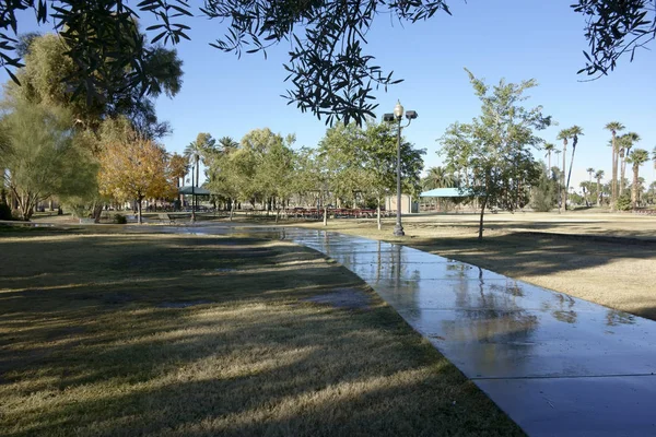 Paved Path Encanto Park Phoenix Arizona — Stock Photo, Image