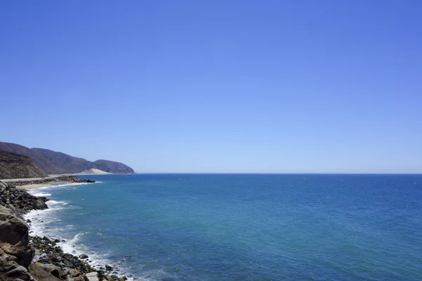 California Pacific Coast Highway Közelében Point Mugu Világos Napsütéses Napon — Stock Fotó