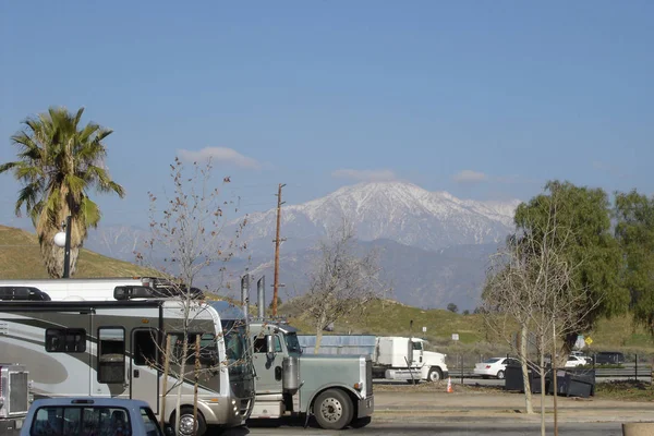 California Rest Area Sulla Interstate Vicino Los Angeles Usa — Foto Stock