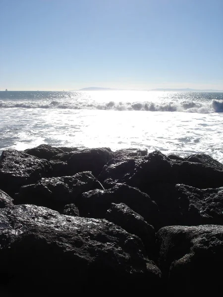Heavenly Ocean Beach Тихоокеанском Побережье Округа Вентура Калифорния — стоковое фото