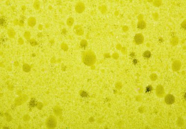 Sarı sünger arka plan, makro görünümü kadar yakın