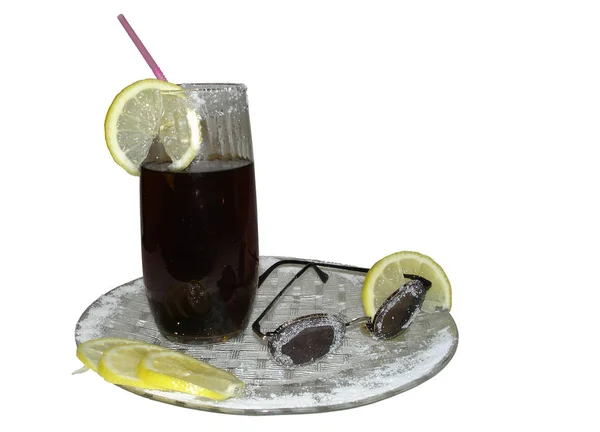 Bebida Chá Frio Gelo — Fotografia de Stock