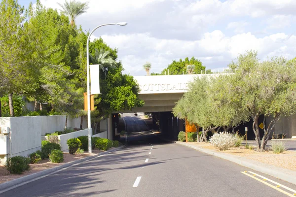 Tunnel Zum Bürgerzentrum Mall Scottsdale Usa — Stockfoto