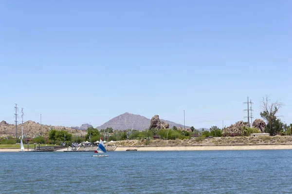Marina en Tempe Town Lake, AZ — Foto de Stock