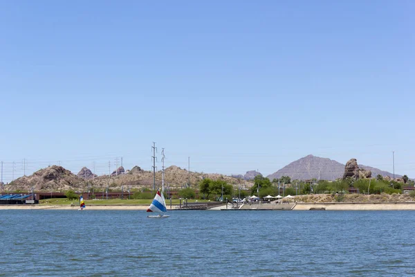 Marina en Tempe Town Lake, AZ — Foto de Stock
