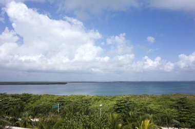 Görüldüğü gibi El Rey Zona, Benito Juarez, Cancun, Meksika Nichupte laguna Güney parçası